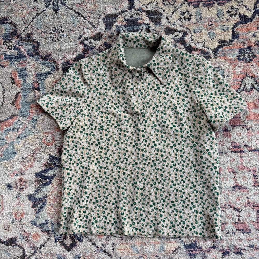 Vintage Floral Blouse